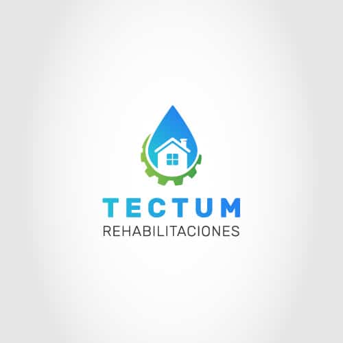 Logo corporativo de la empresa TECTUM REHABILITACIONES